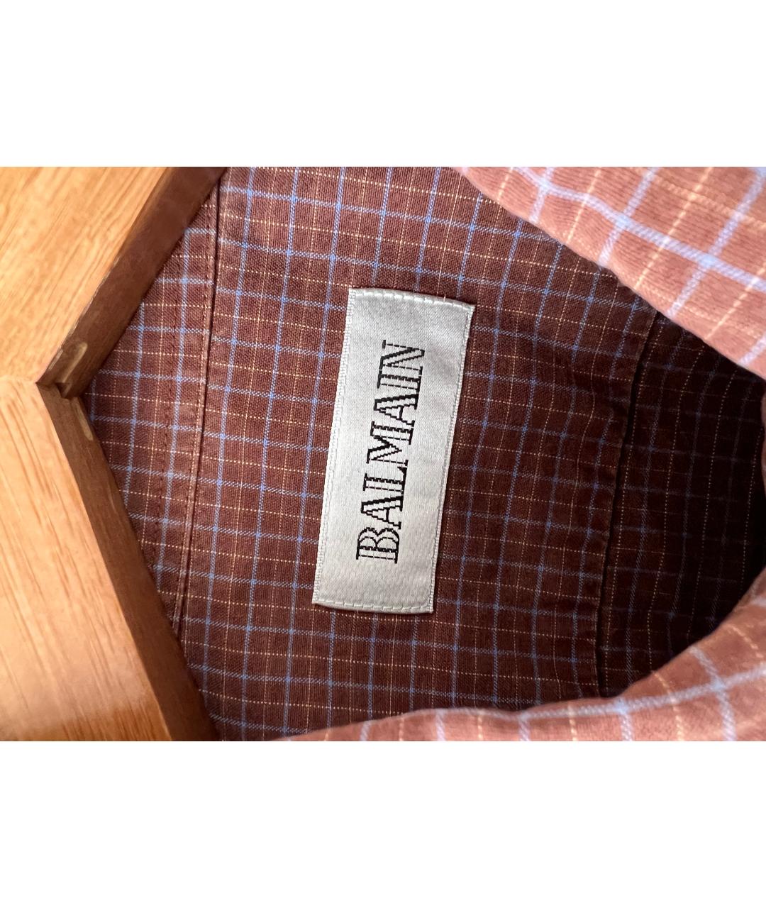 BALMAIN Мульти хлопковая кэжуал рубашка, фото 3