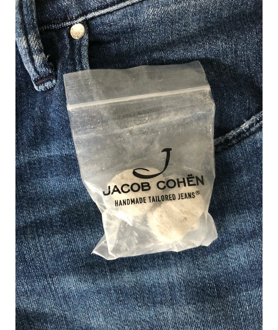 JACOB COHEN Синие хлопковые джинсы слим, фото 5