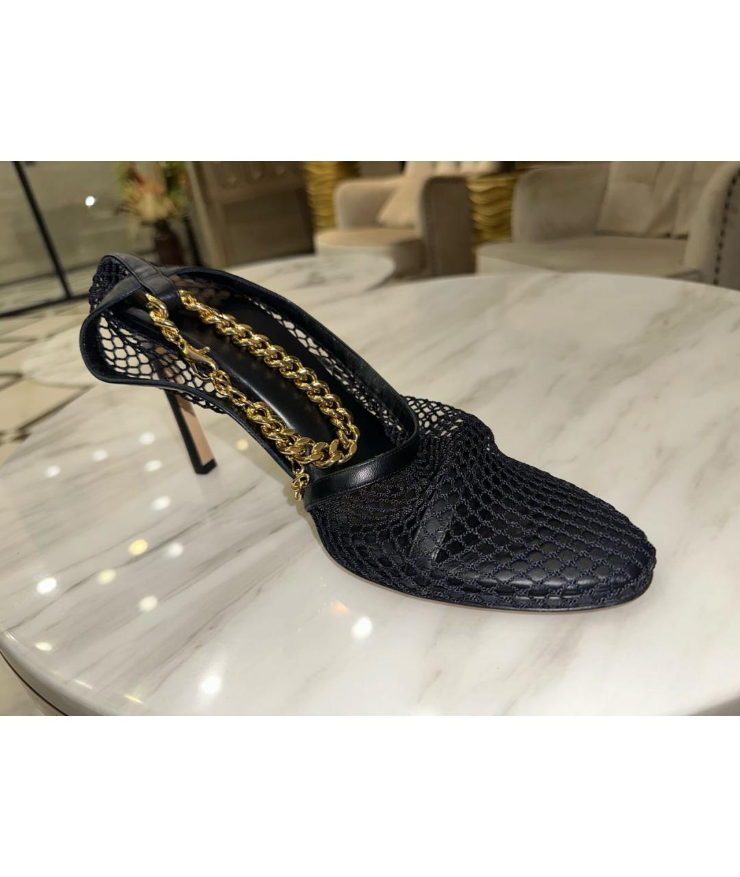 BOTTEGA VENETA Черные кожаные туфли, фото 8