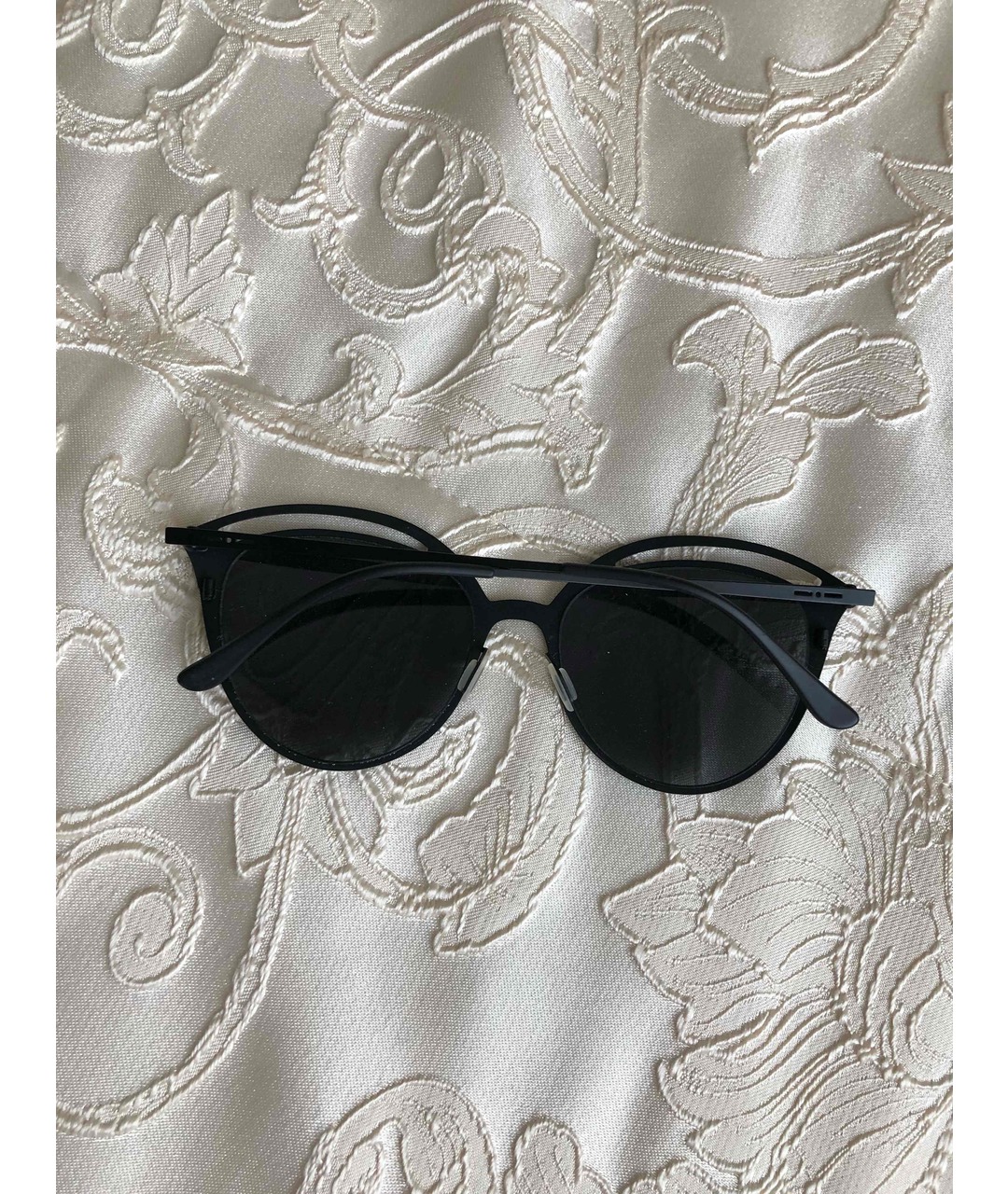 ITALIA INDEPENDENT Черные металлические солнцезащитные очки, фото 3