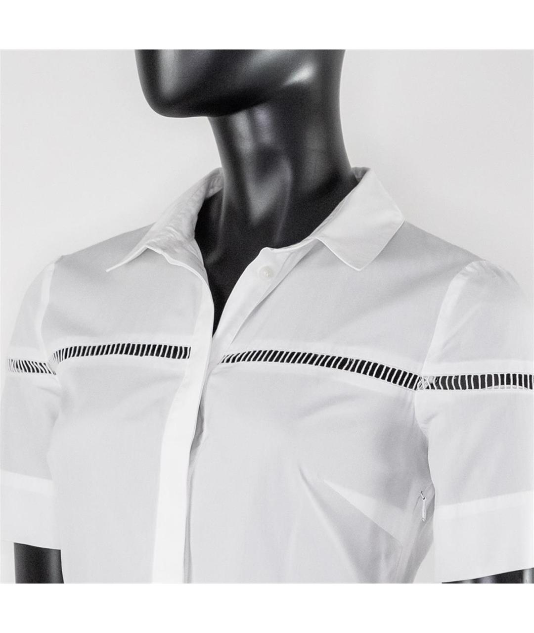 BURBERRY Белое хлопковое повседневное платье, фото 3