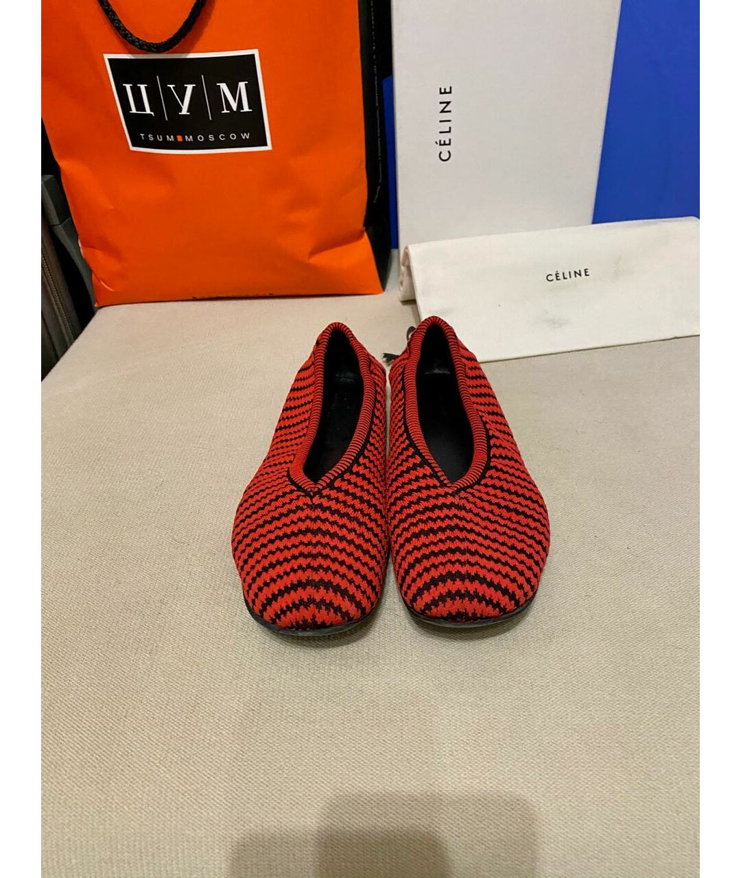 CELINE PRE-OWNED Красные туфли, фото 2