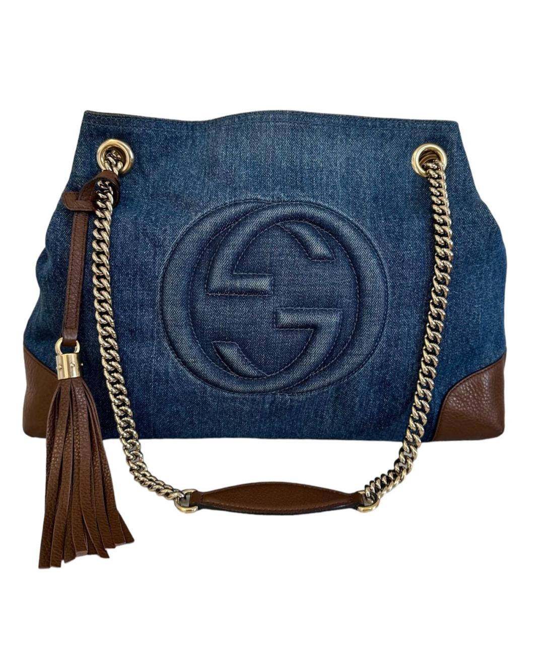 GUCCI Деним сумка через плечо, фото 1