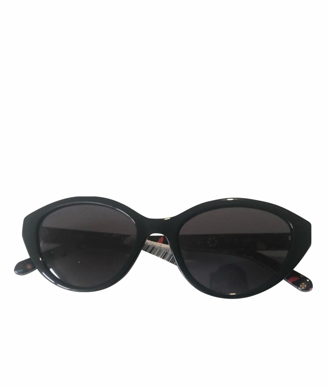 LOVE MOSCHINO Черные пластиковые солнцезащитные очки, фото 1