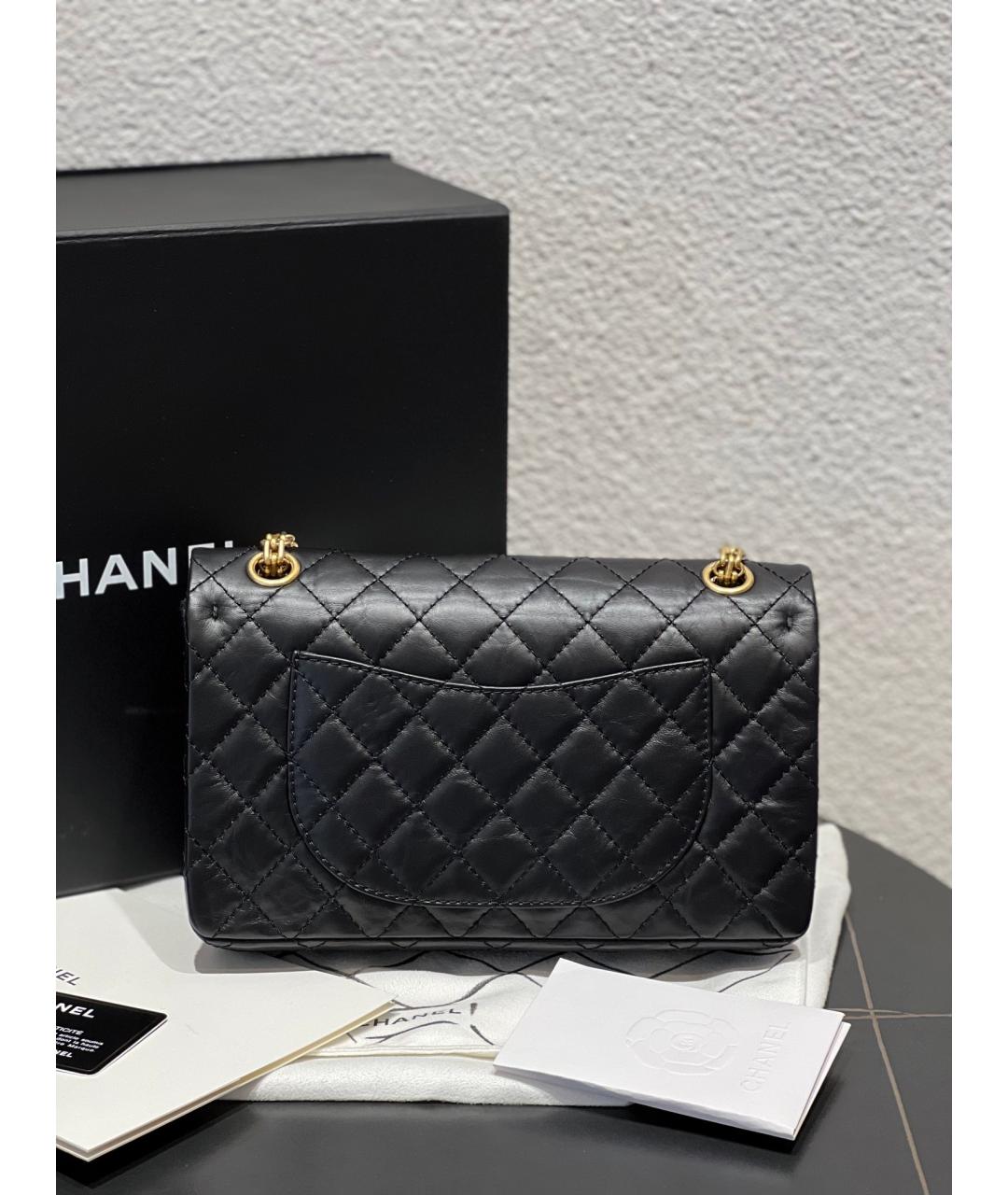 CHANEL Черная кожаная сумка через плечо, фото 3