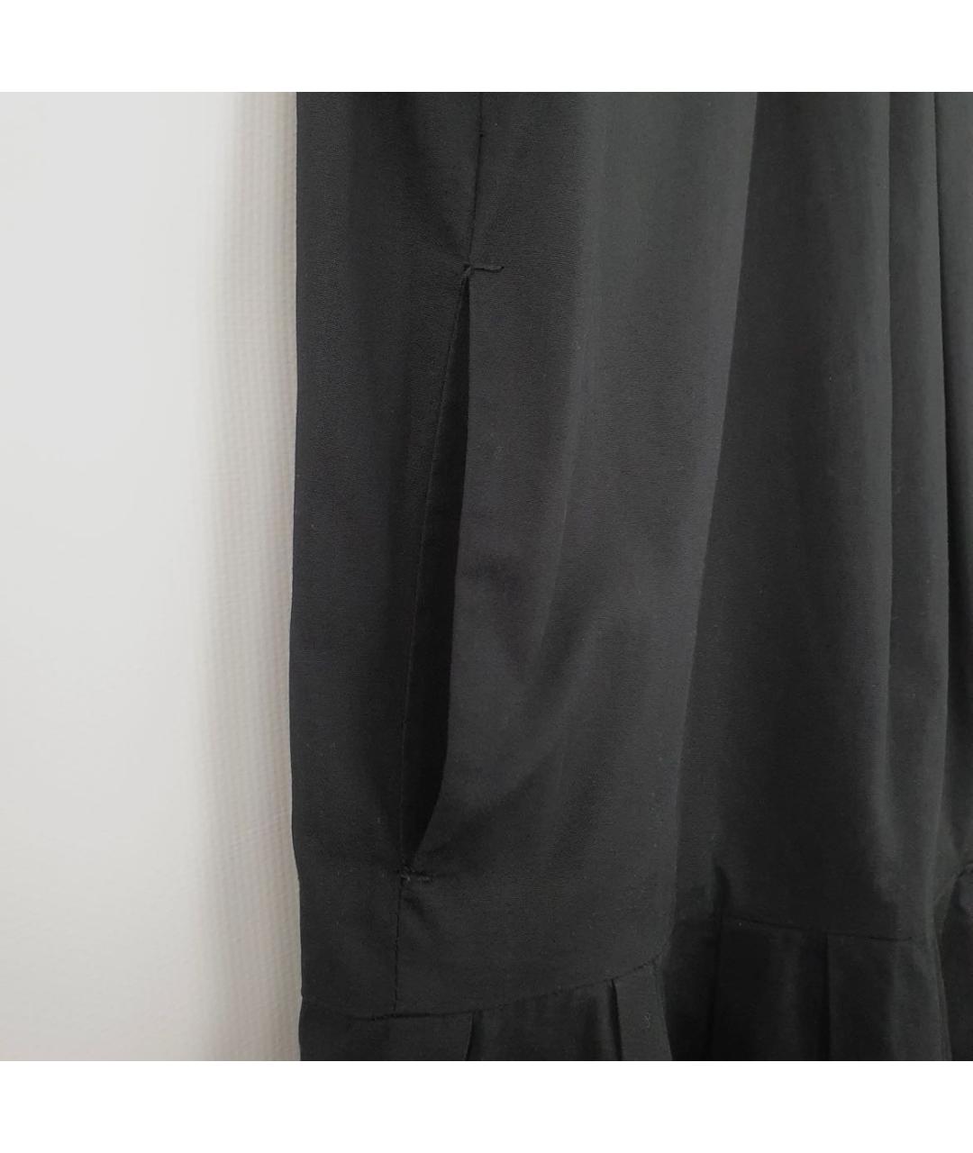 MIU MIU Черное хлопковое повседневное платье, фото 6