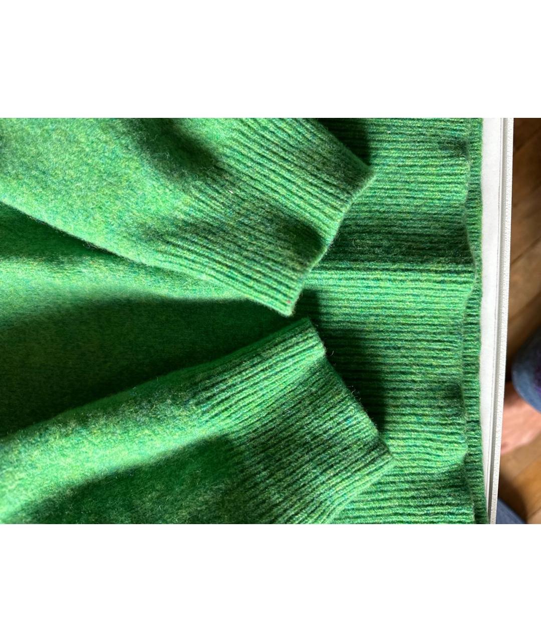 POLO RALPH LAUREN Зеленый шерстяной джемпер / свитер, фото 4