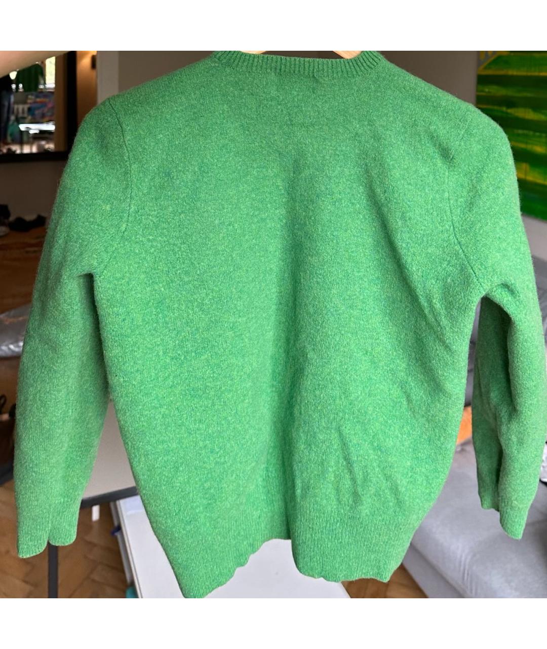 POLO RALPH LAUREN Зеленый шерстяной джемпер / свитер, фото 2