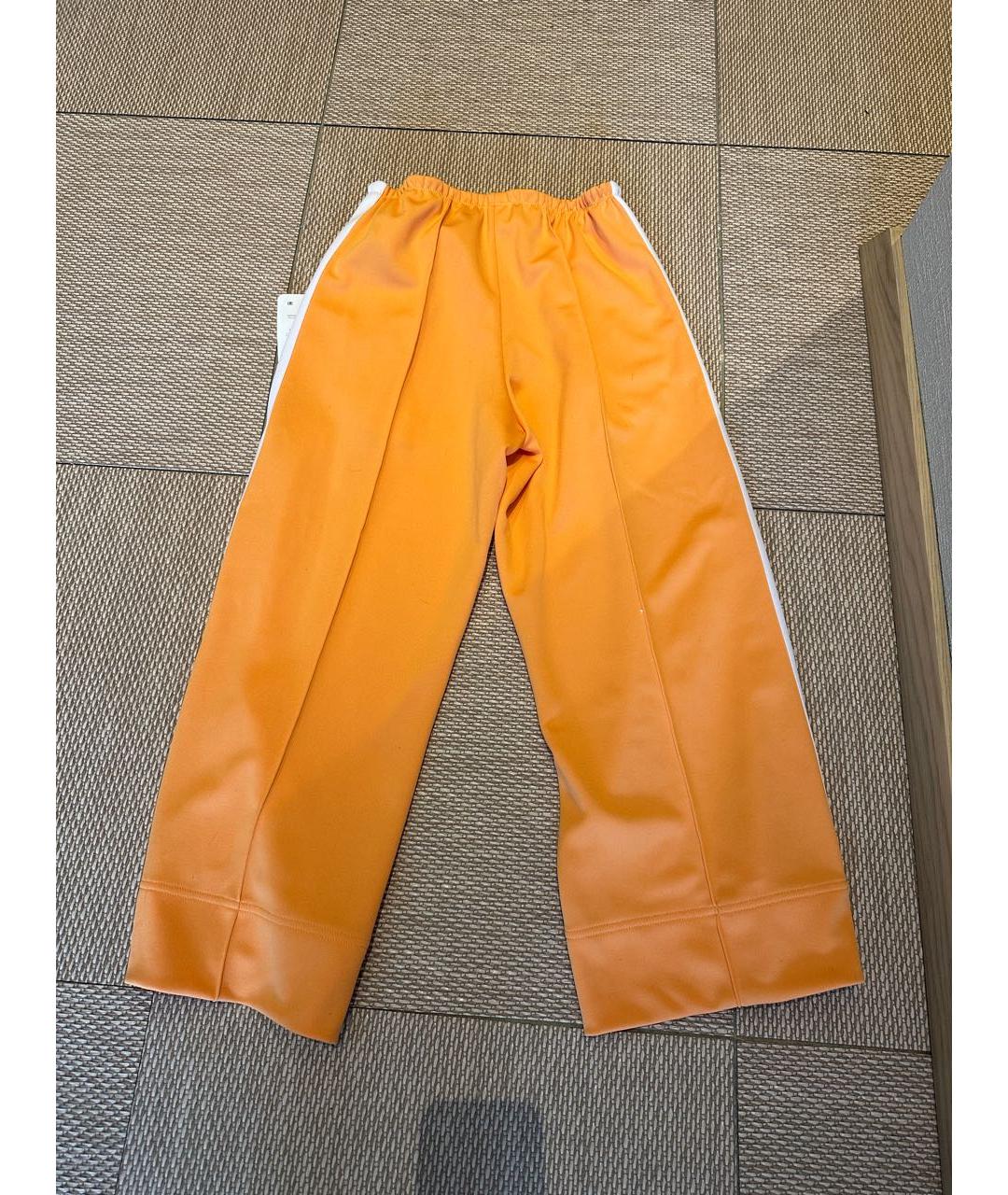 PALM ANGELS Оранжевое полиэстеровые спортивные брюки и шорты, фото 2