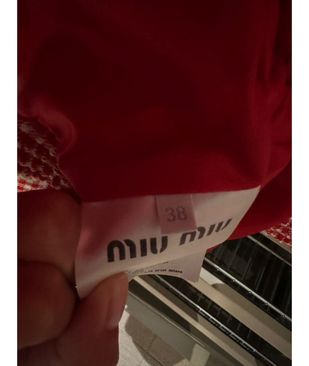 MIU MIU Красная куртка, фото 3