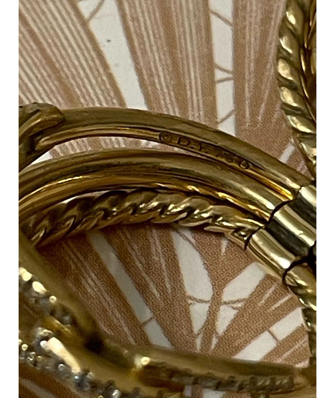 David Yurman Золотое кольцо из желтого золота, фото 8