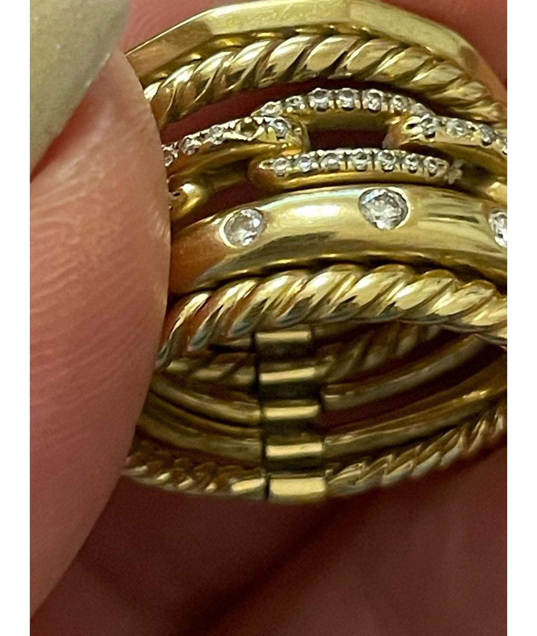 David Yurman Золотое кольцо из желтого золота, фото 5