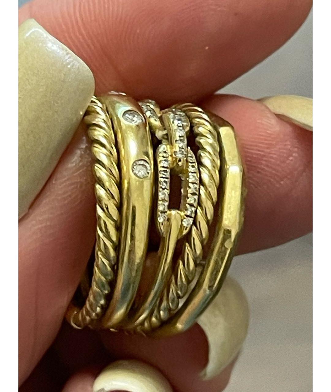 David Yurman Золотое кольцо из желтого золота, фото 4