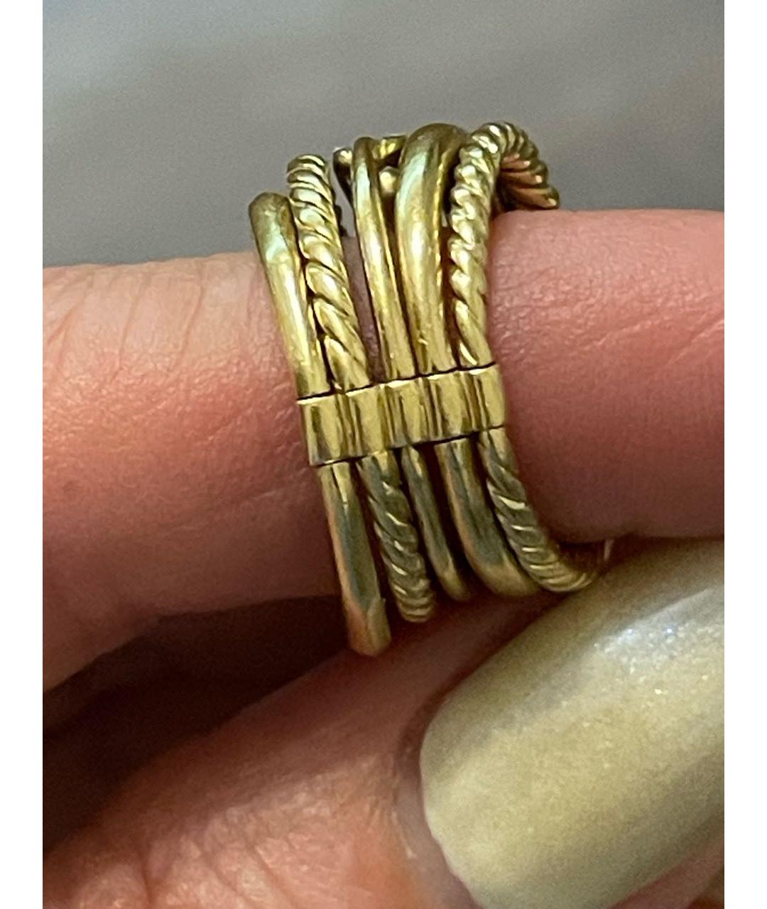 David Yurman Золотое кольцо из желтого золота, фото 6