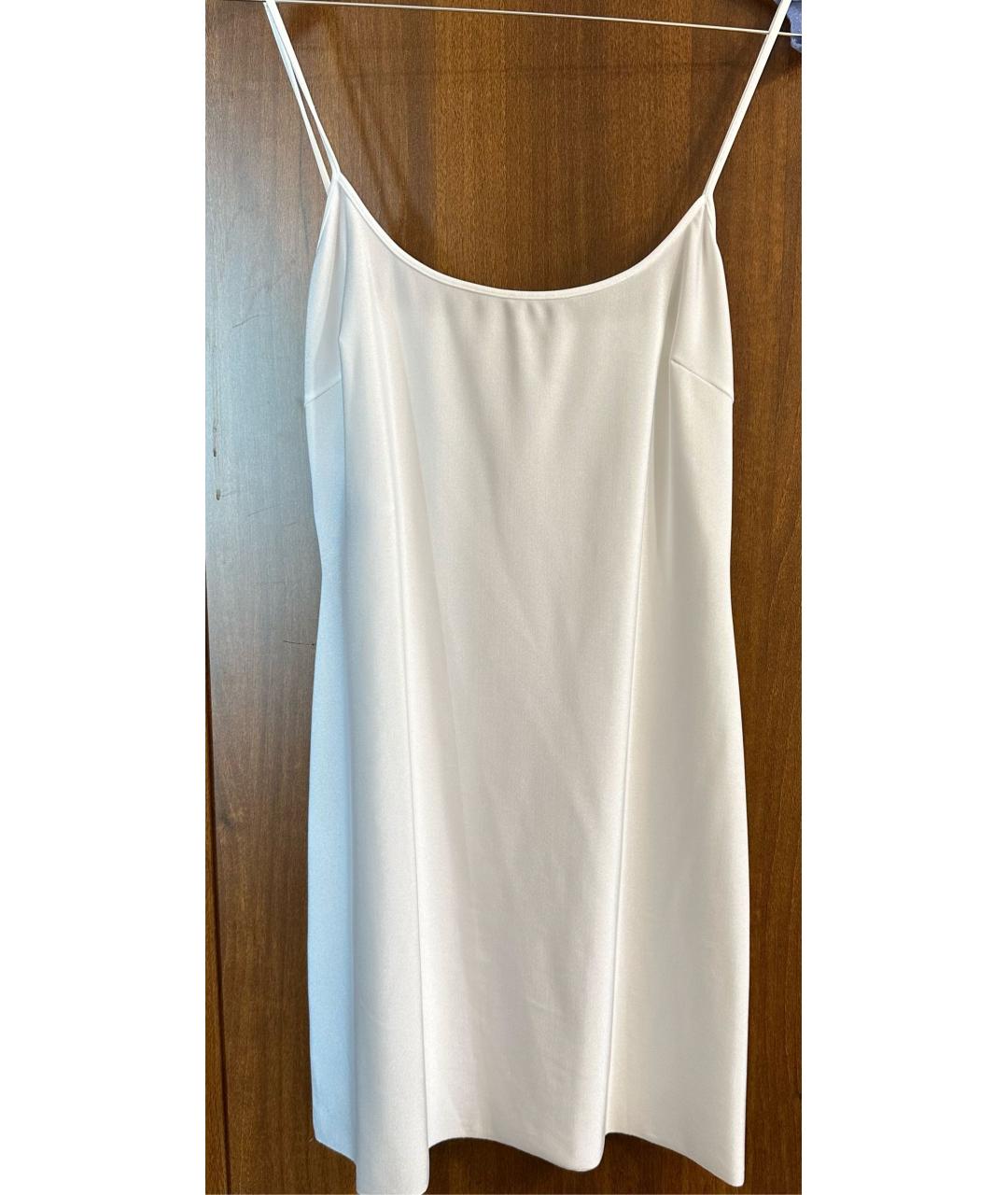 PHILOSOPHY DI LORENZO SERAFINI Белое полиамидовое платье, фото 2