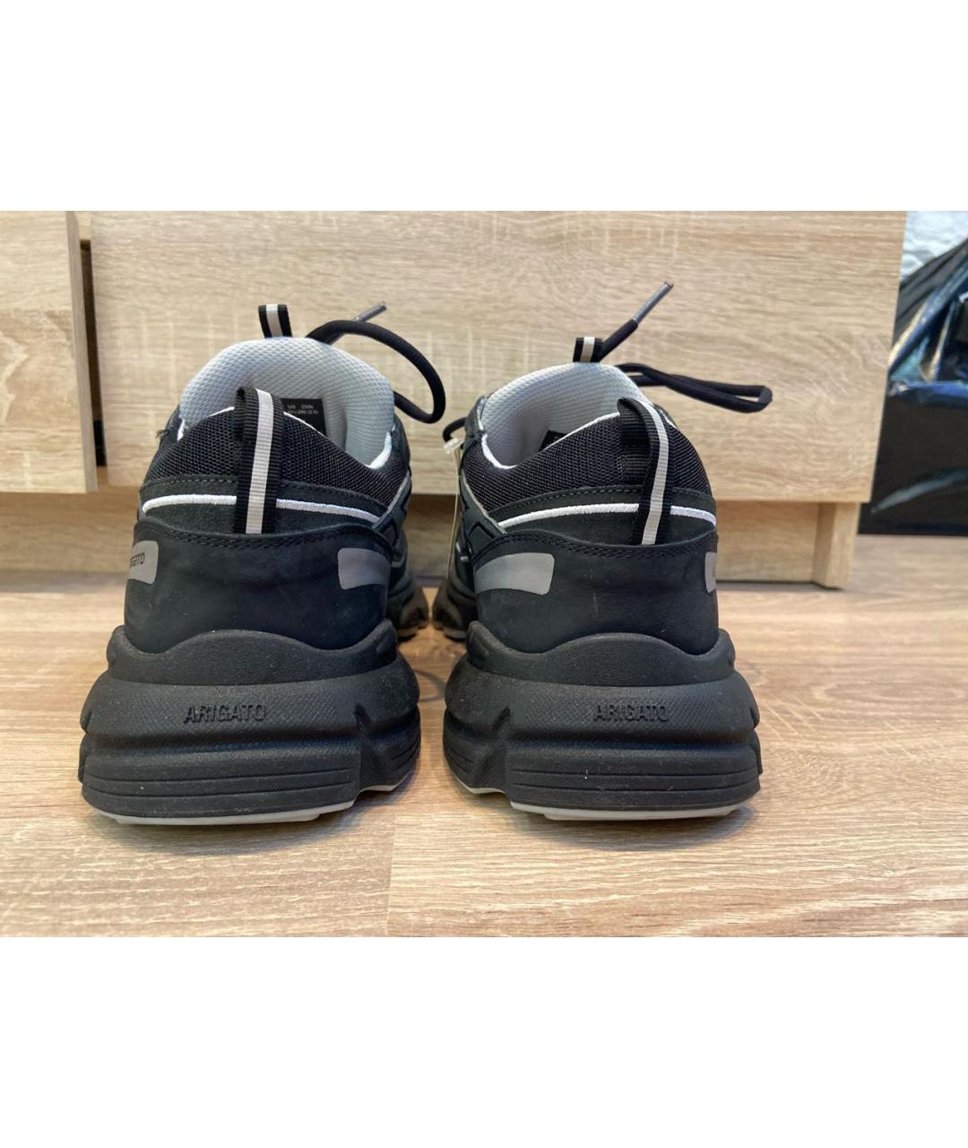 AXEL ARIGATO Черные замшевые низкие кроссовки / кеды, фото 4