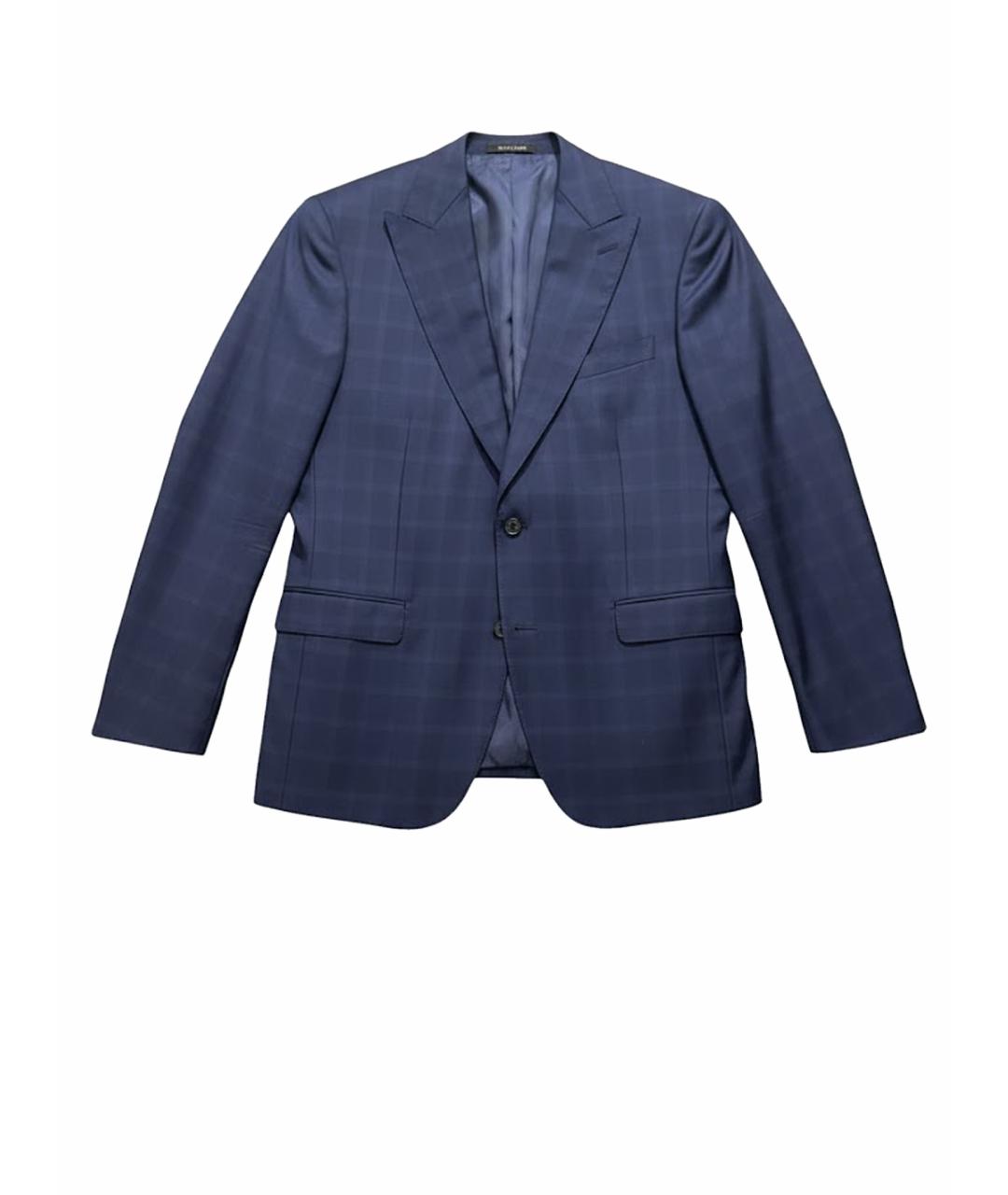 PAL ZILERI Синий шерстяной пиджак, фото 1