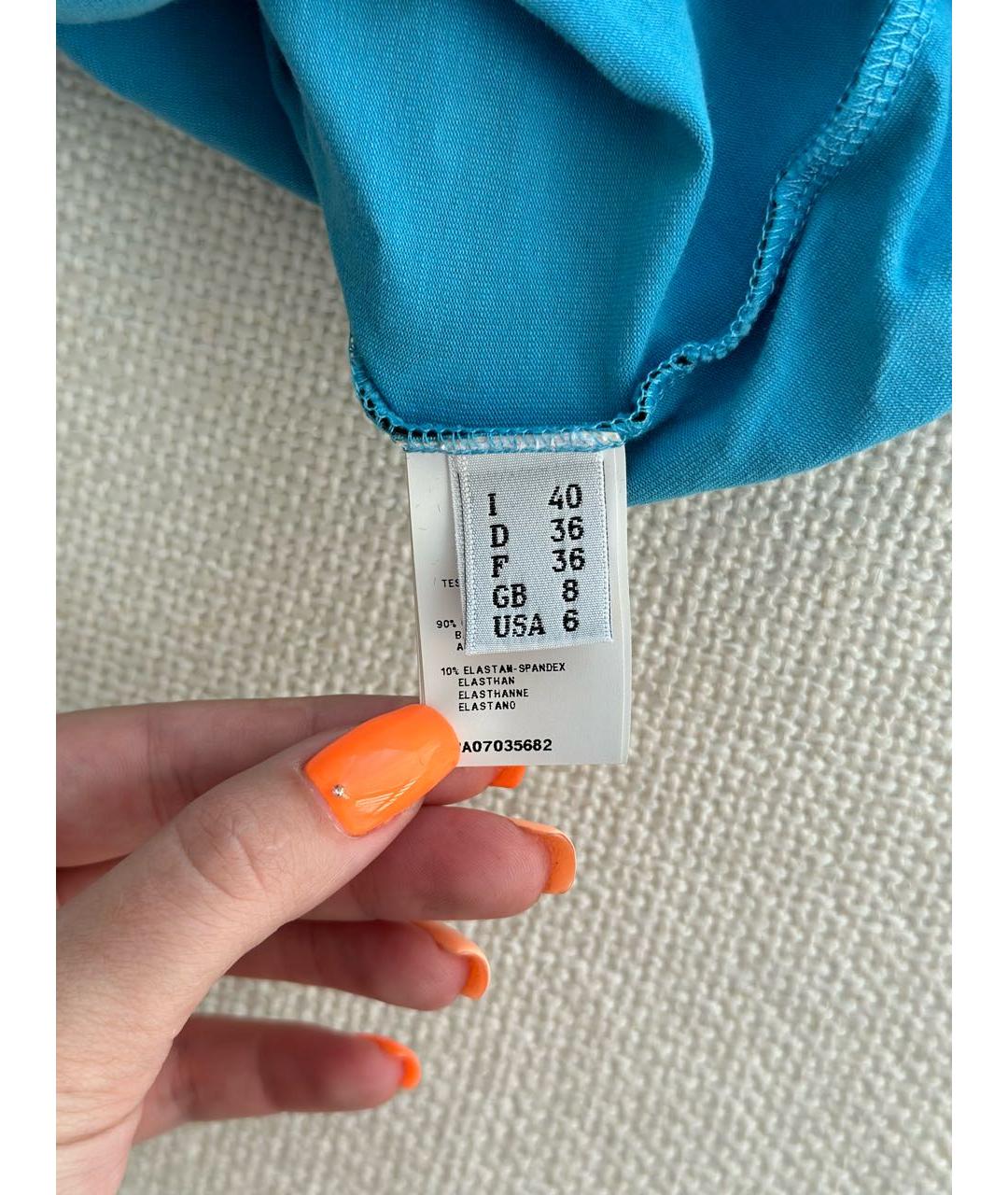 EMANUEL UNGARO Мульти хлопковая футболка, фото 5