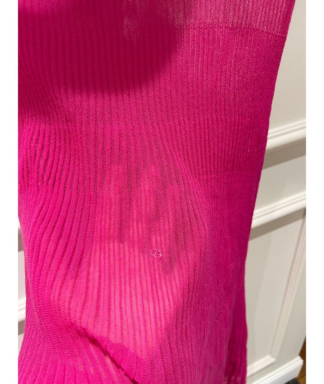 JACQUEMUS Розовая вискозная юбка макси, фото 3