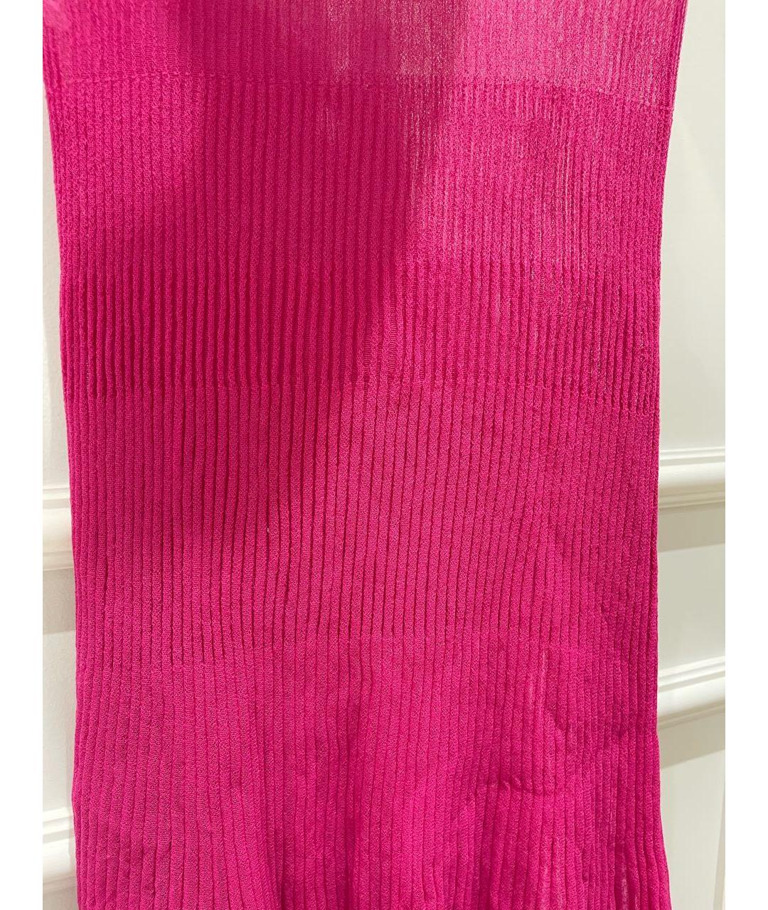 JACQUEMUS Розовая вискозная юбка макси, фото 2
