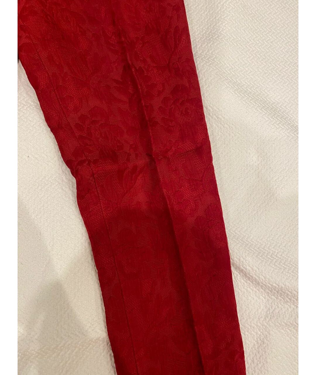 DOLCE&GABBANA Красные хлопковые брюки и шорты, фото 5