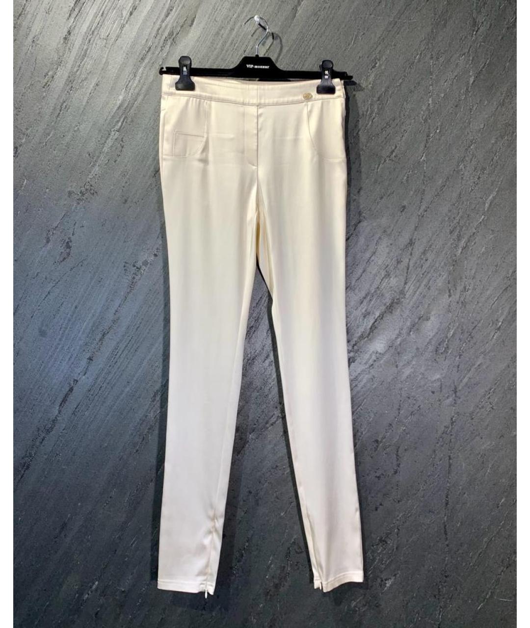 CHANEL Белые брюки узкие, фото 8