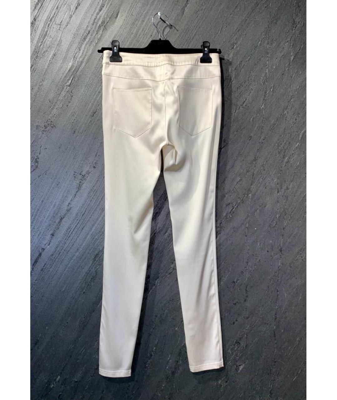 CHANEL Белые брюки узкие, фото 7