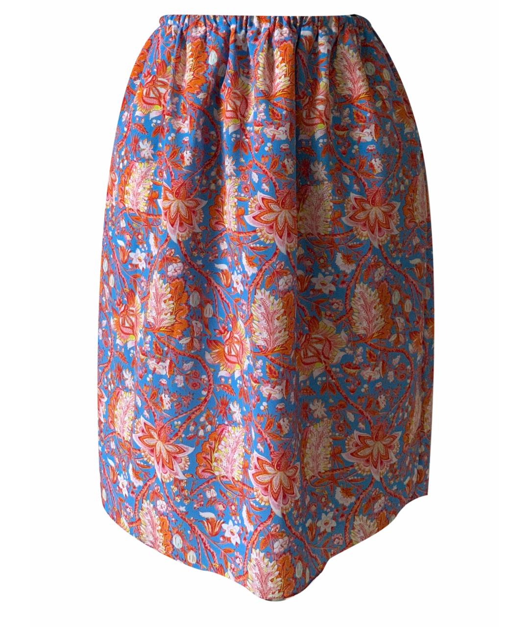 CARVEN Мульти полиэстеровая юбка мини, фото 1