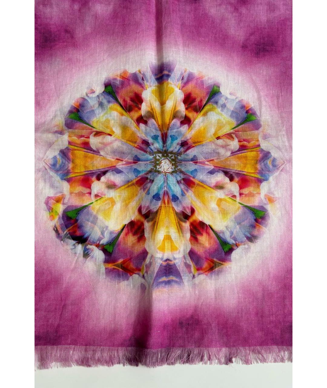 ETRO Мульти льняной шарф, фото 2