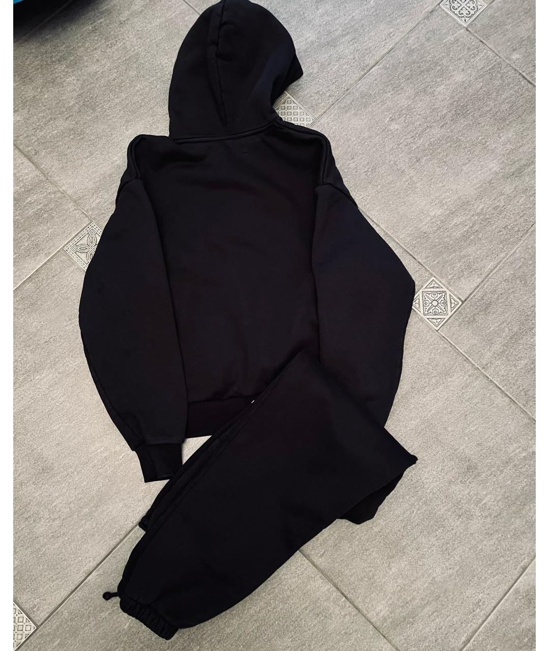 THE PANGAIA Черный хлопковый костюм с брюками, фото 7