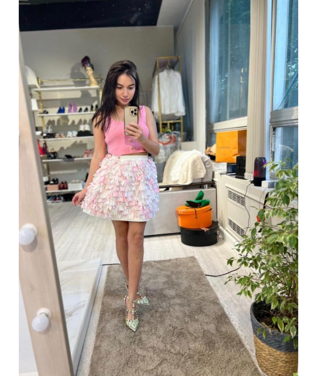 CHANEL Мульти юбка мини, фото 3