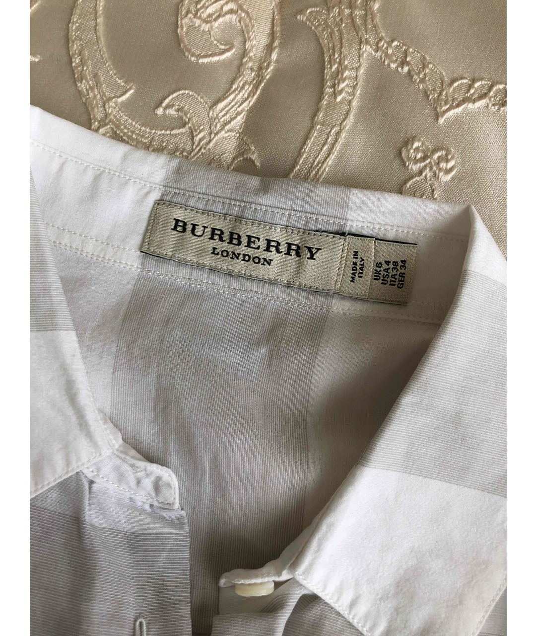 BURBERRY LONDON Мульти хлопковая рубашка, фото 3