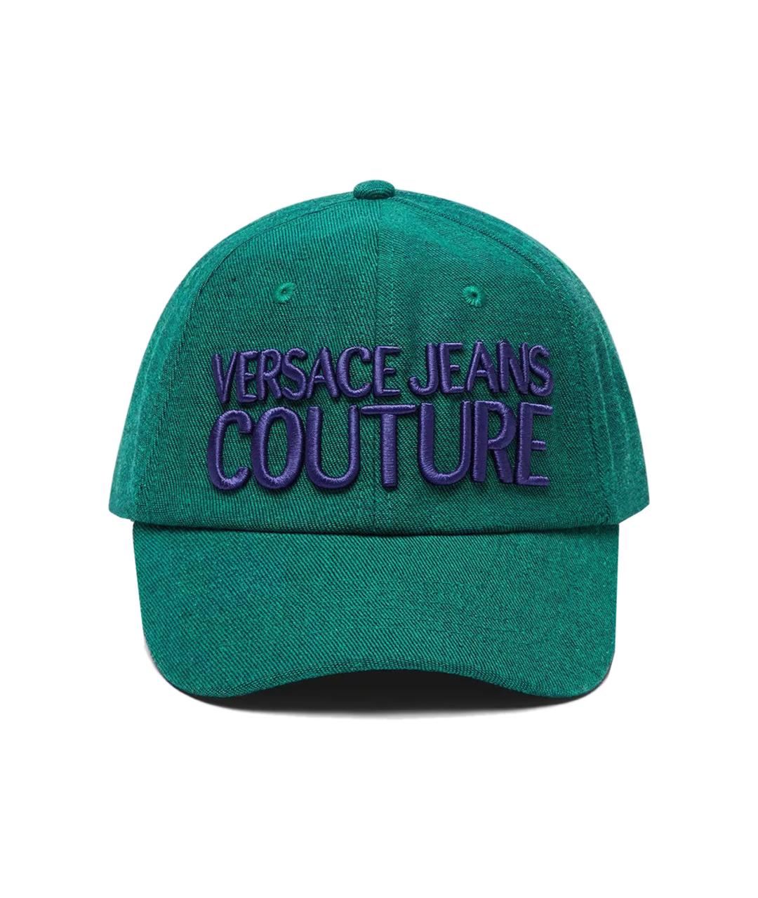 VERSACE JEANS COUTURE Фиолетовая хлопковая кепка, фото 1