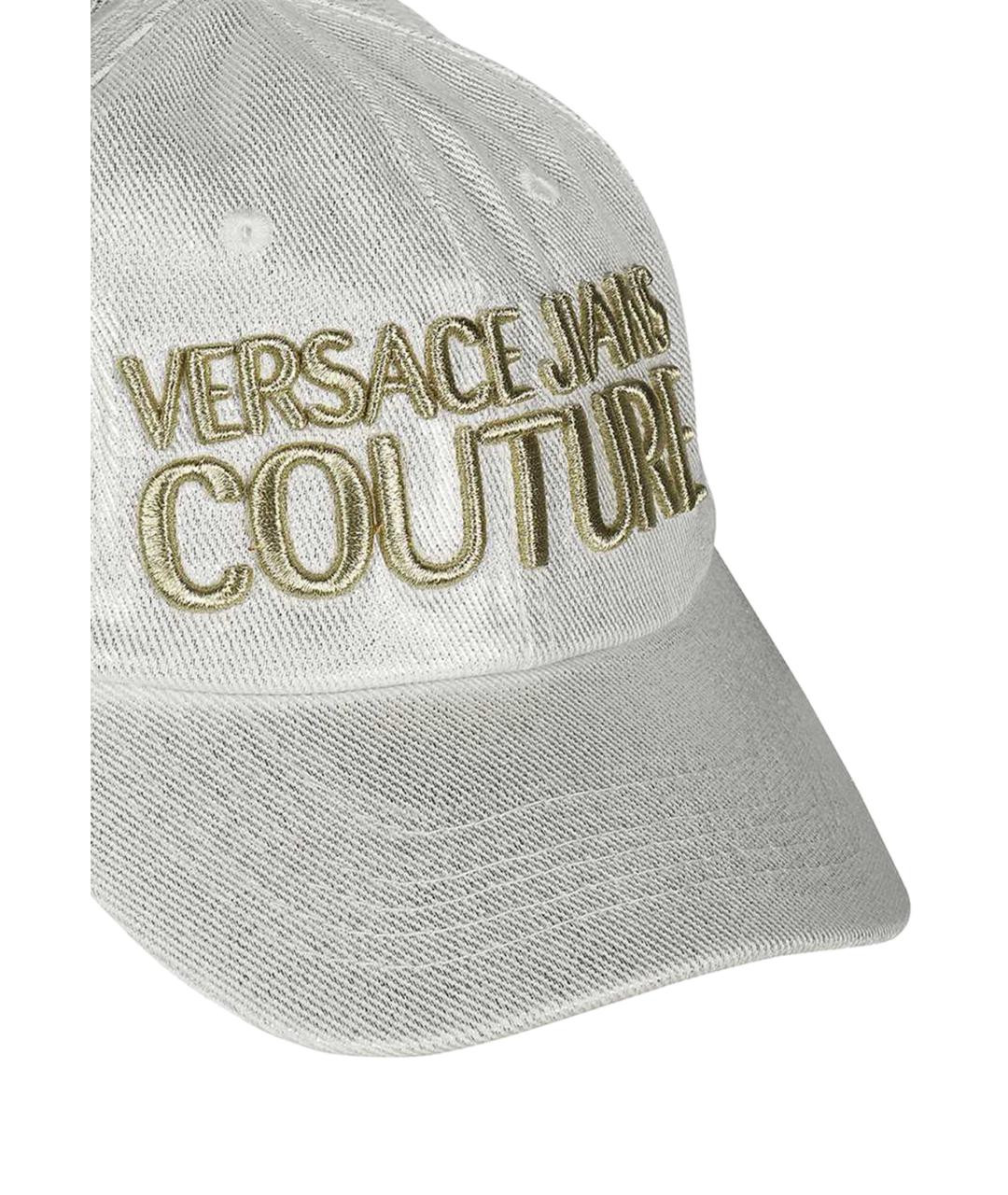 VERSACE JEANS COUTURE Золотая хлопковая кепка, фото 3