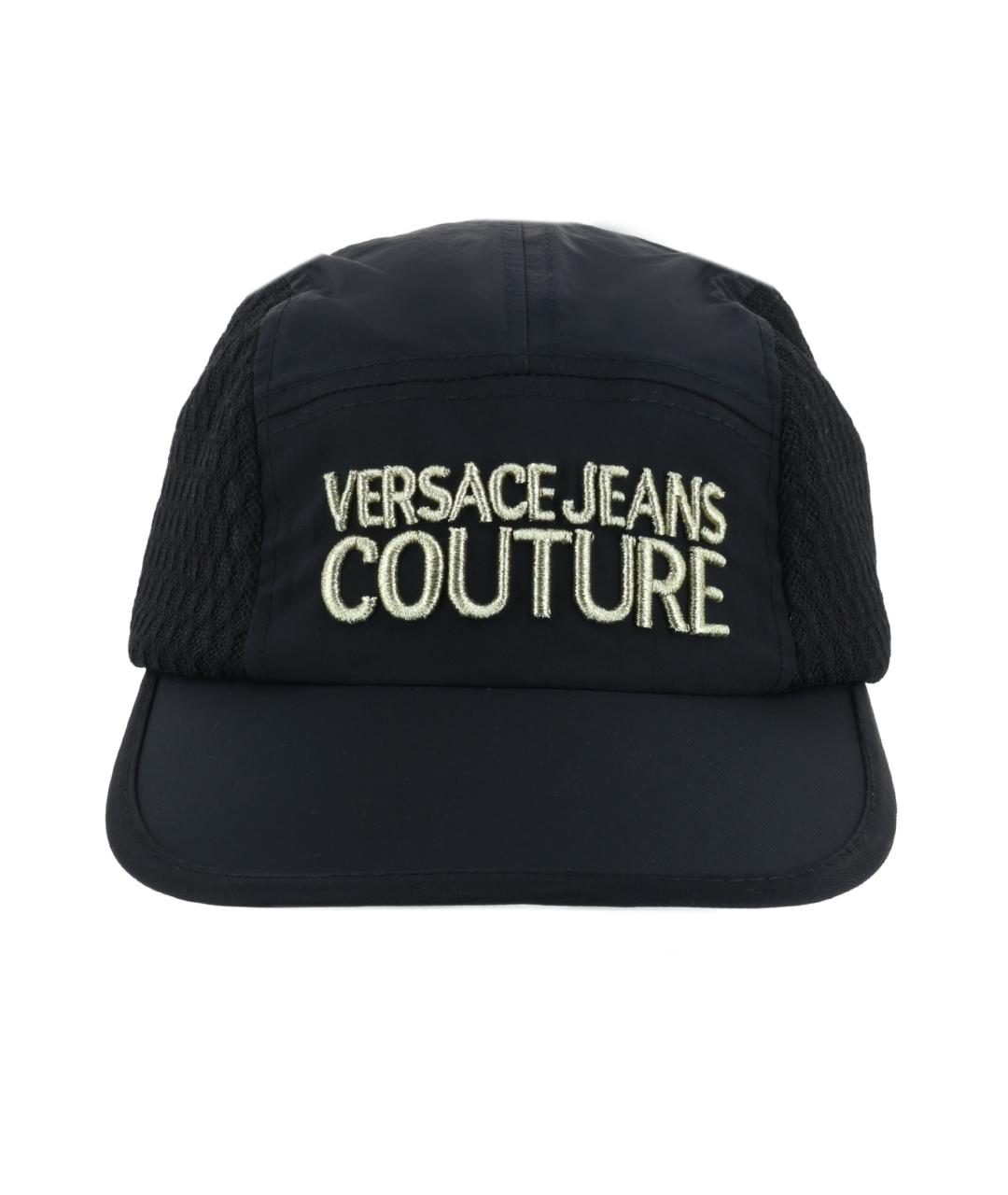 VERSACE JEANS COUTURE Золотая синтетическая кепка/бейсболка, фото 1