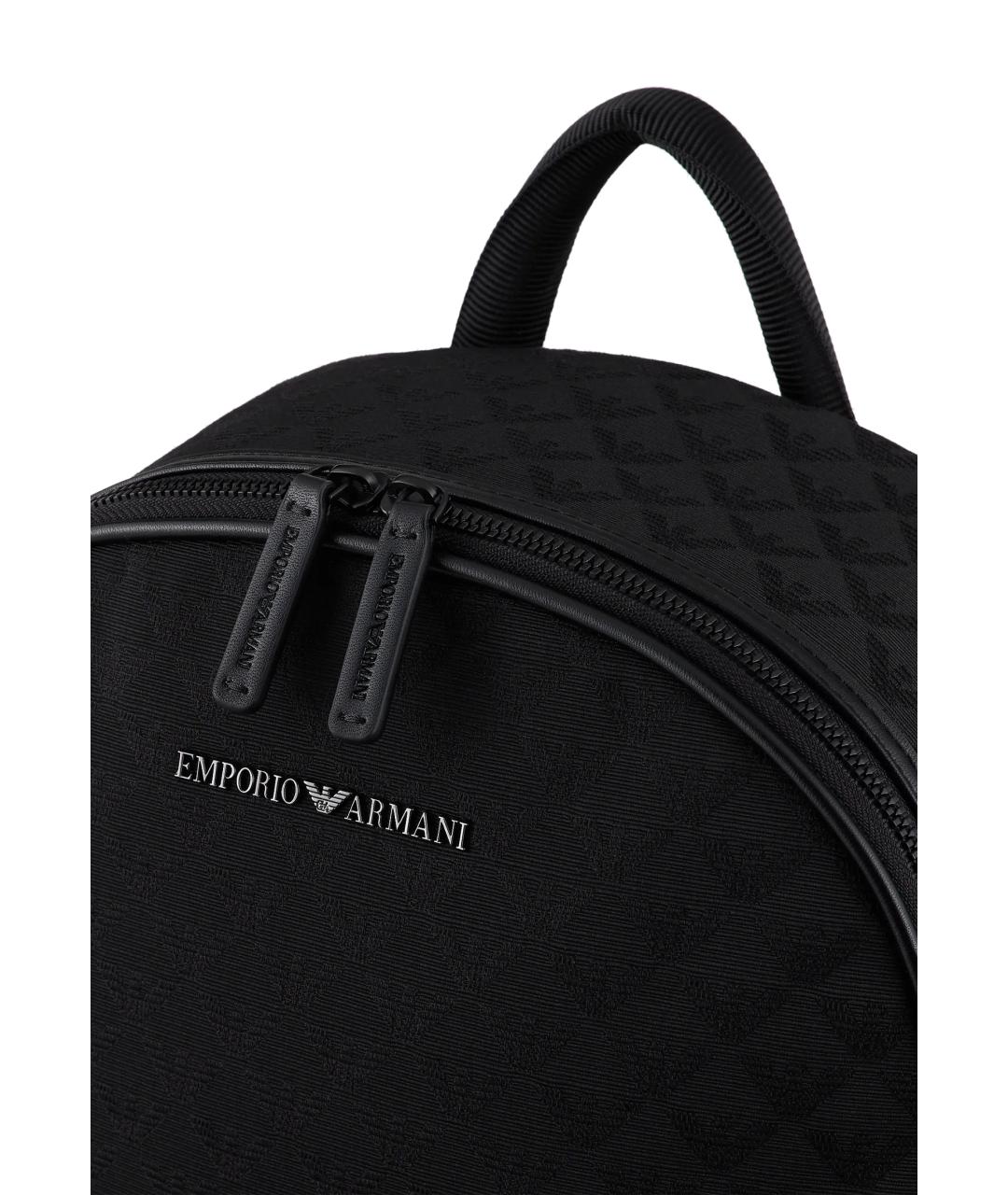 EMPORIO ARMANI Черный рюкзак, фото 4