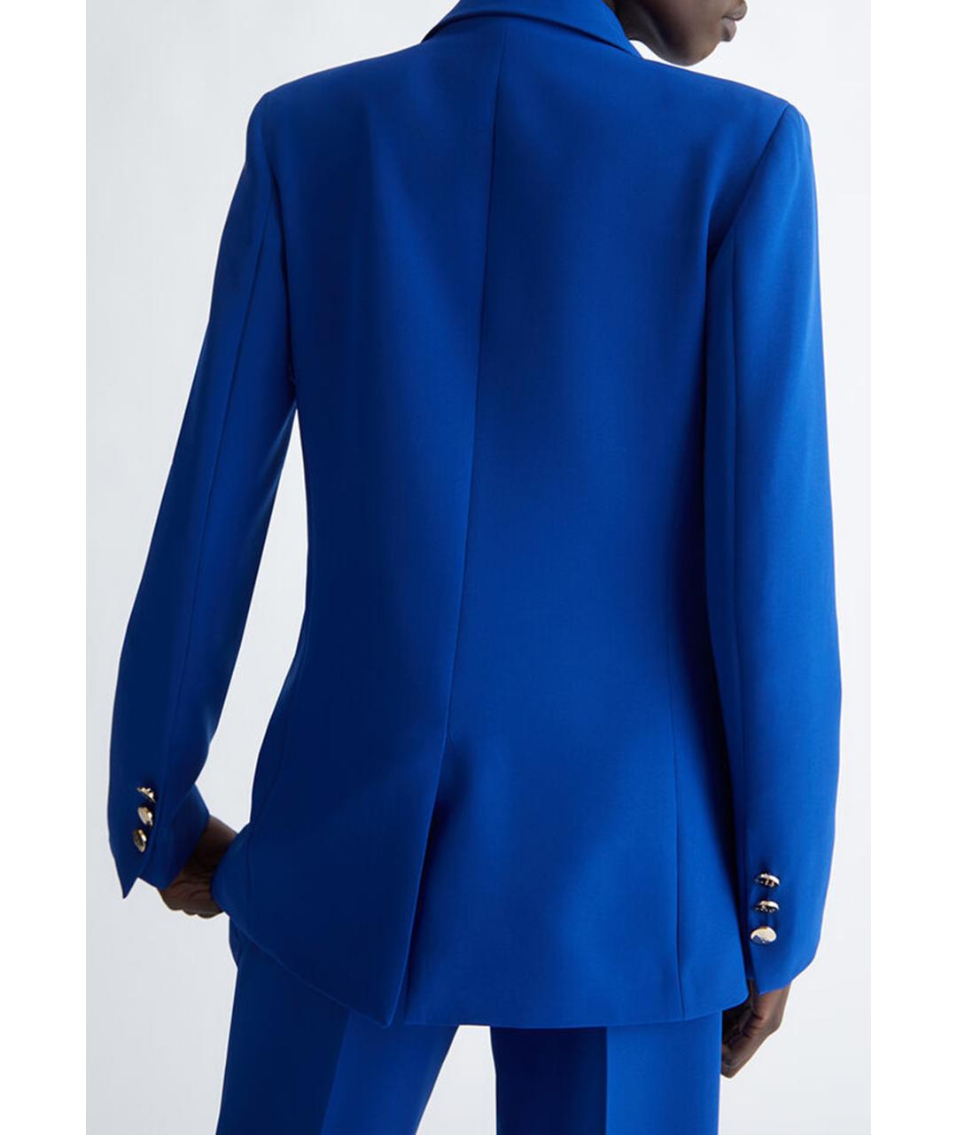 LIU JO Синий полиэстеровый жакет/пиджак, фото 2