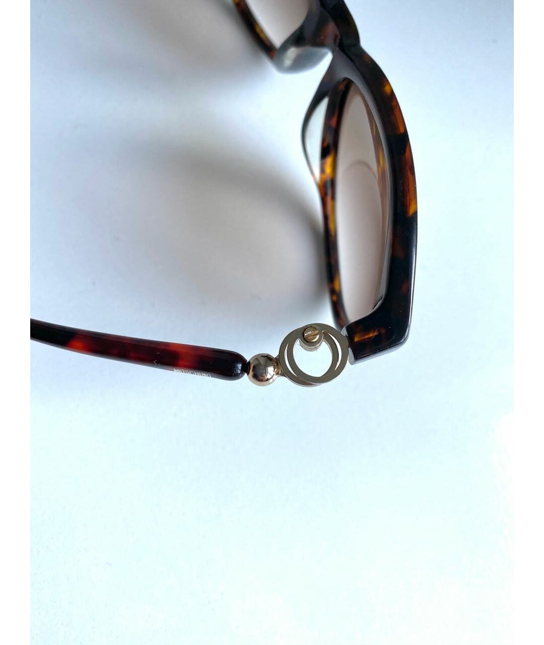 MOSCHINO Коричневые пластиковые солнцезащитные очки, фото 7