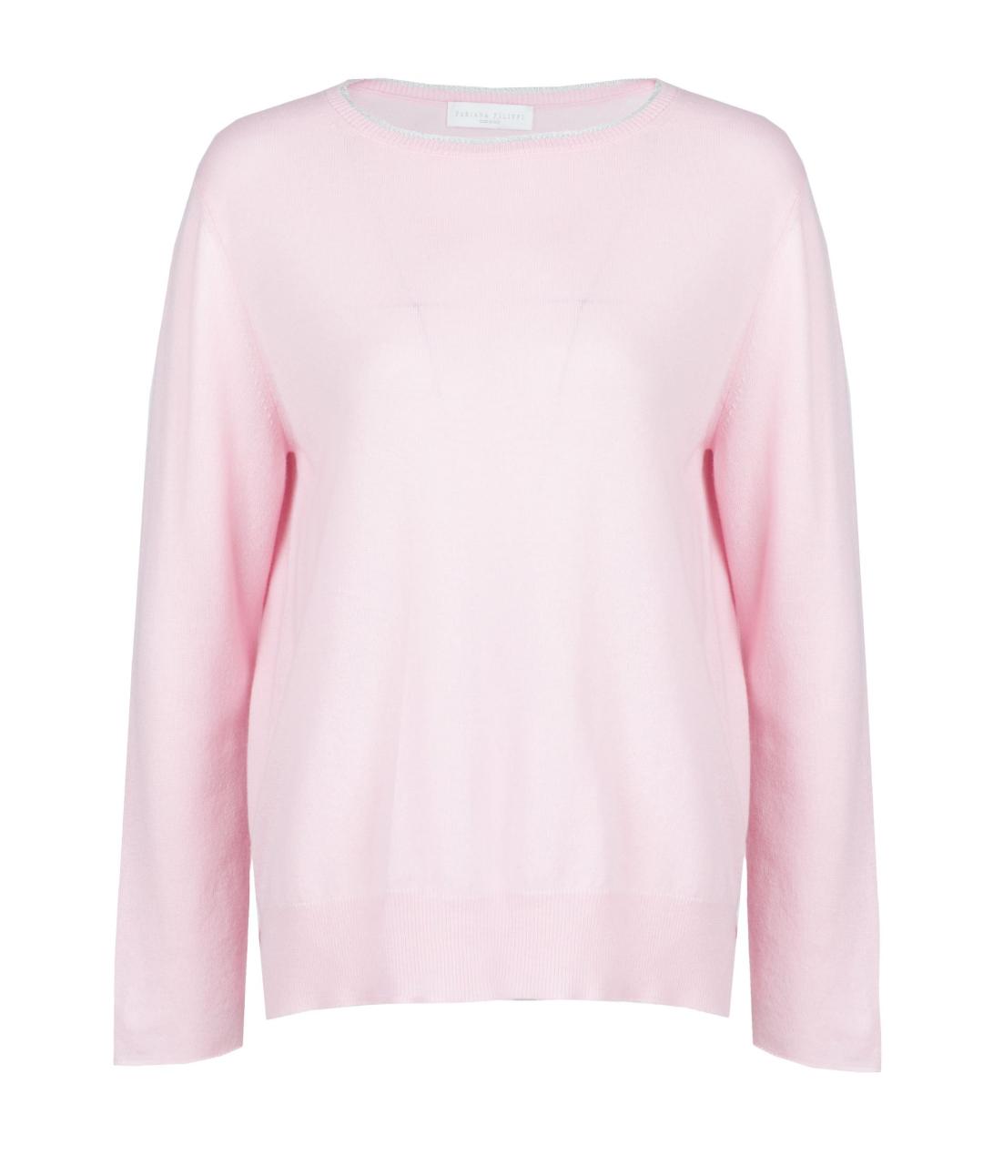 FABIANA FILIPPI Розовый кашемировый джемпер / свитер, фото 1