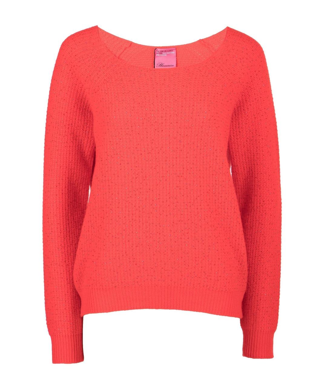 BLUMARINE Красный шерстяной джемпер / свитер, фото 1