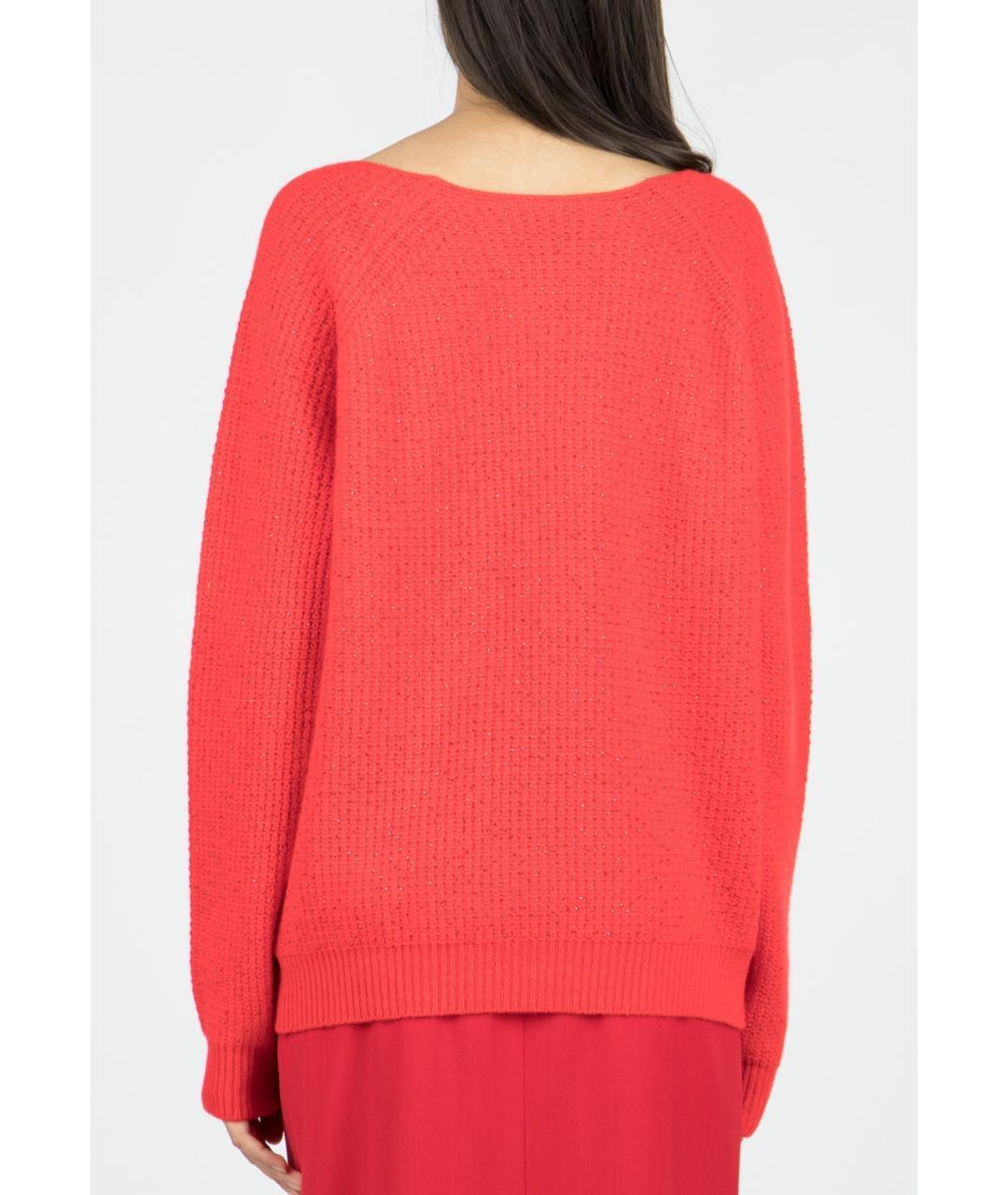 BLUMARINE Красный шерстяной джемпер / свитер, фото 4