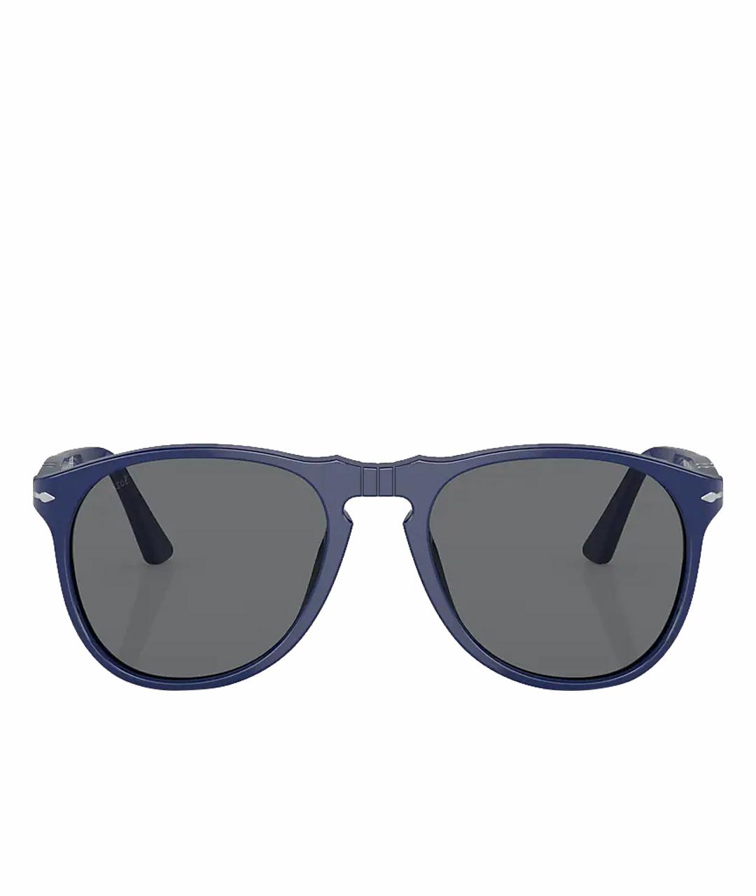 PERSOL Темно-синие пластиковые солнцезащитные очки, фото 1