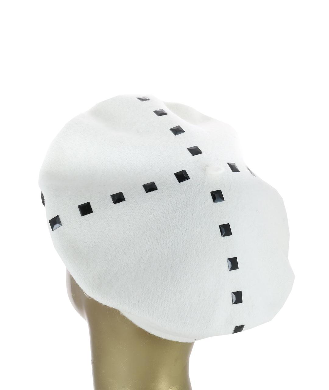 EMPORIO ARMANI Белая шерстяная шляпа, фото 4