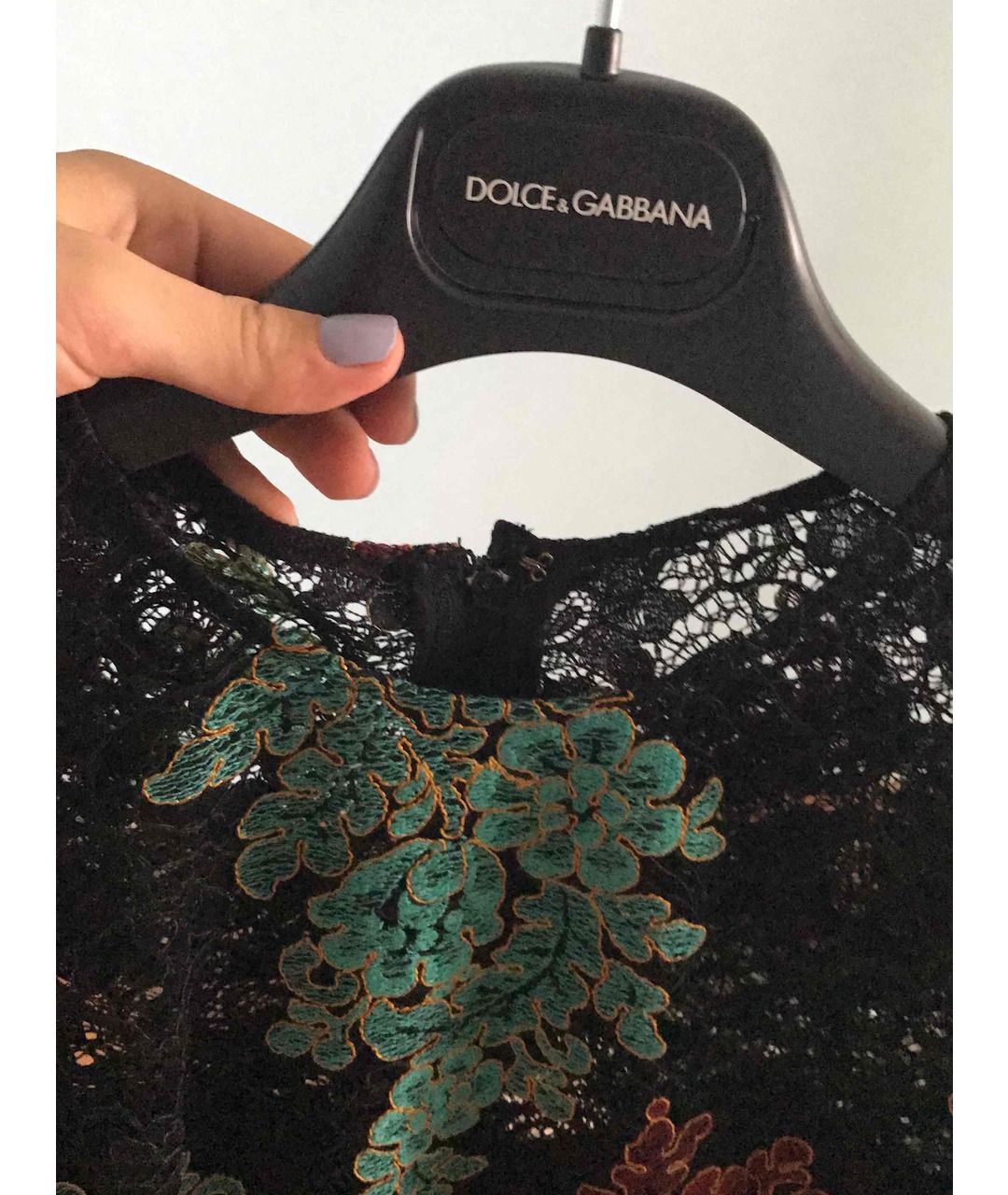 DOLCE&GABBANA Черное хлопковое повседневное платье, фото 3