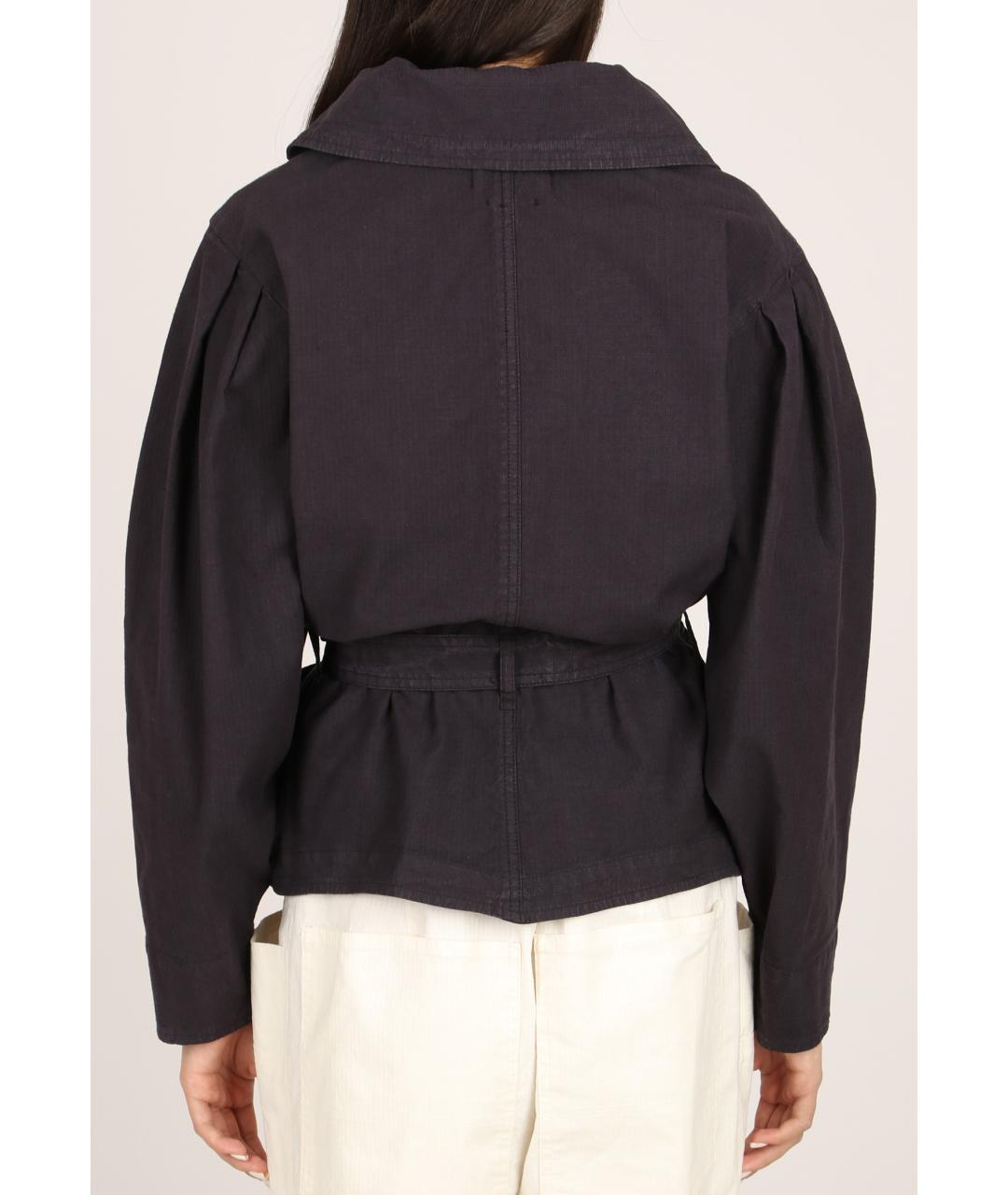 ISABEL MARANT Черный хлопковый жакет/пиджак, фото 3