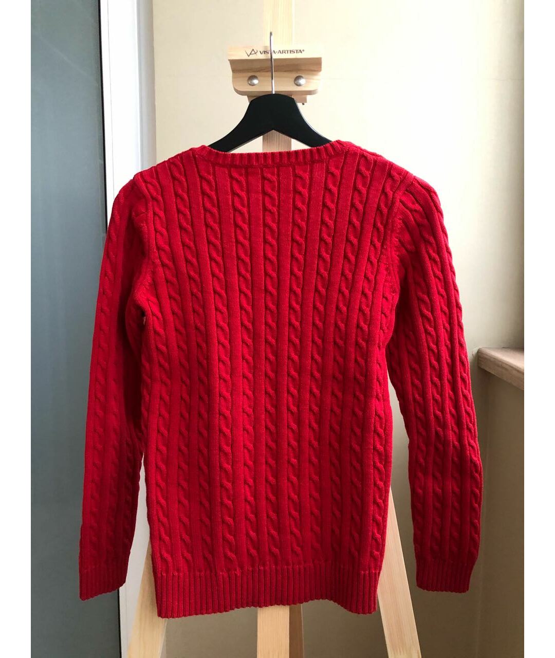 RALPH LAUREN Красный хлопковый джемпер / свитер, фото 2
