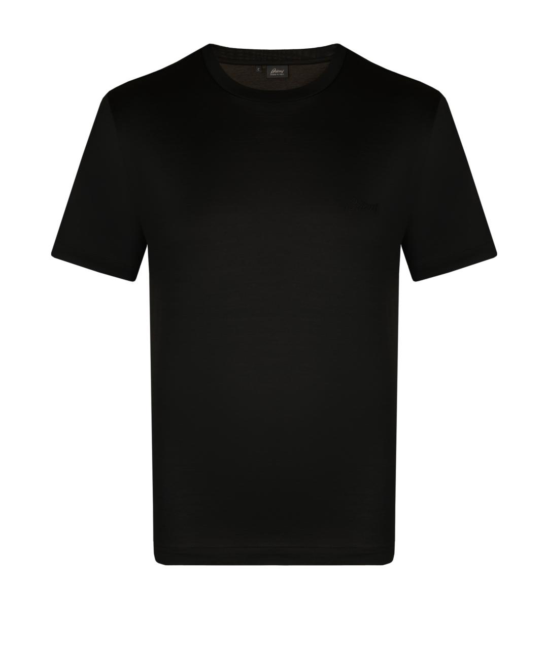 BRIONI Черная футболка, фото 1