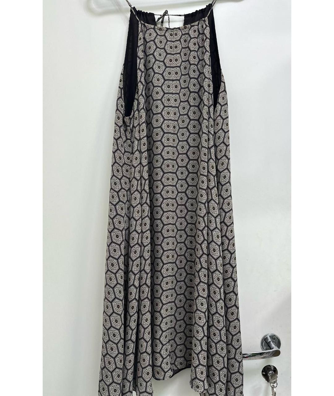 MICHAEL KORS COLLECTION Коричневое шелковое платье, фото 8