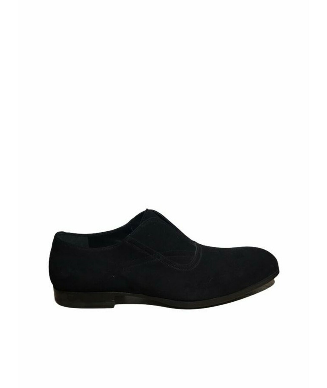 SAINT LAURENT Черные замшевые туфли, фото 1