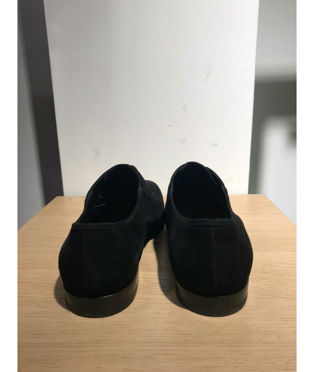 SAINT LAURENT Черные замшевые туфли, фото 4